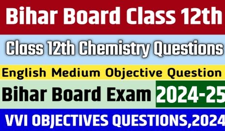 Bihar Board Class 12th Chemistry